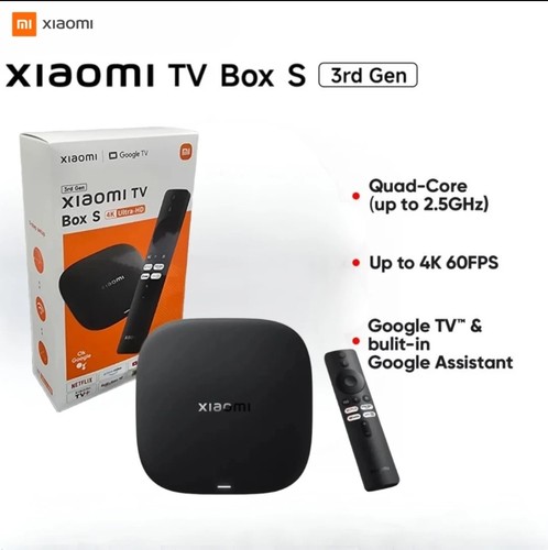 Xiaomi box 3rd gen 4k - box, s